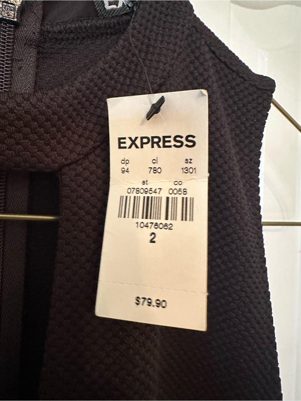 Express midi black dress - Picture 8 of 8
